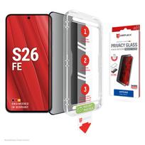 Displex privatumo stiklas su MM montavimo pagalba, skirtas Samsung Galaxy S26 FE