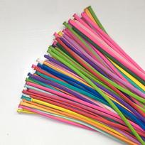 Magic Balloon 260N DIY Latex Balloon Mixed Color Strip Balloon Wholesale Magic Strip Children's Various Birthday Long Balloons 100pcs pink