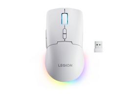 Lenovo Legion M220 RGB belaidė žaidimų pelė, 2.4 GHz / Bluetooth / laidinė, Glacier White (GY51V60437)