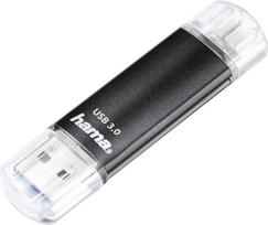 Hama Laeta Twin USB atmintinė 32GB USB Type-A / Micro-USB 3.2 Gen 1 (3.1 Gen 1) juoda