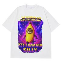 Shimpanzini Bananini T Shirt Italian Brainrot Funny Monkey Meme Tshirts Unisex Women Fashion Humor Style Short Sleeve Tshirt Tops 4XL purple
