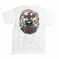 Independent Trucks RTB TIME IS SHORT Skateboard T Shirt WHITE L black