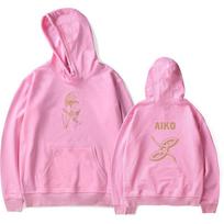 Jhené Aiko Hoodie Game Merch Long Sleeve Unisex Pullover Clothing Sweatshirt for Men and Women M pink