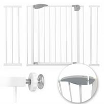 Adjustable Metal Baby and Pet Safety Gate (75-115 cm) with Pressure Mount