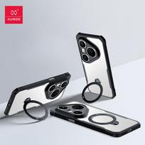 XUNDD For Huawei Pura 80 Ultra 80 Pro Plus Case,Airbag Shockproof Camera Protection Back Stirpe Clear Cover,Acrylic&TPU Shell Acrylic and TPU&Just Case&Huawei Pura 80 Pro black
