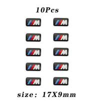 Automobilio vairo stebulės dangteliai Centrinis emblemos lipdukas Pasidaryk pats lipdukas Mini automobiliams BMW E46 E39 E38 E90 E60 E36 F30 F20 X1 X3 X5 M black