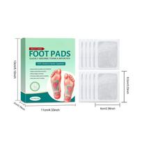 Foot patch Herbal And Gentle Ingredient Detox Foot Pads, Natural Ingredients for Sleep Aid, Pain Relief, Toxin Removal with Bamboo Vinegar and Acu white