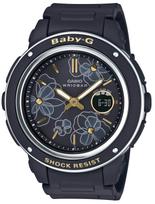 CASIO Baby-G BGA-150FL-1AJF Floral Dial Series Watch, Black, Women's, 10 ATM Water Resistant gray