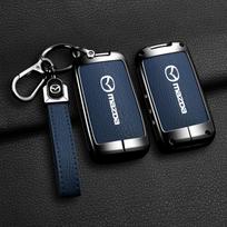 Automobilio rakto dangtelis dėklas laikiklis korpusas apsauga pultelis Mazda 3 Alexa CX30 CX-4 CX5 CX-5 CX8 CX-8 CX-30 CX9 CX-9 raktų pakabuko aksesuarai black