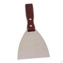 Thickened Stainless Steel Wood Handle Putty Paint Scraper 100mm gray