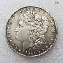 1878-1887 JAV Morgan Sidabrinis Doleris $1 Proginės Monetos Kopija Grynasis Varis Seno Amato Kolekcijos Linksmų Kalėdų Dovana 3#