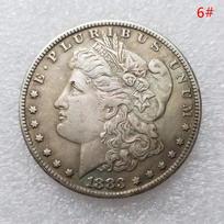 1878-1887 JAV Morgan Sidabrinis Doleris $1 Proginės Monetos Kopija Grynasis Varis Seno Amato Kolekcijos Linksmų Kalėdų Dovana 6#