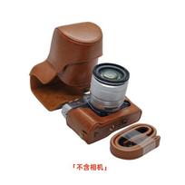 Vintage-Style Camera Case Fujifilm X-T10 X-T20 X-T30 II III PU Leather Protective Bag With Soft Velvet Lining Camera Bag XT30III Premium - Brown