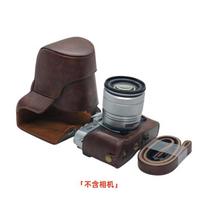 Vintage-Style Camera Case Fujifilm X-T10 X-T20 X-T30 II III PU Leather Protective Bag With Soft Velvet Lining Camera Bag XT30III Premium - Coffee gray