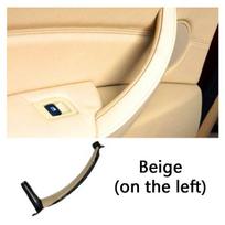 Gray Beige Black Armrest Car left Right Interior Door Handle Inner Panel Pull Trim Cover For BMW  E70 E71 X5 beige(on the left) beige