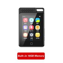Aukštos kokybės HiFi muzikos MP3 grotuvas Bluetooth 5.0 jutiklinis ekranas Daugiafunkcis MP4 vaizdo grotuvas Nešiojamas FM / el. knyga / įrašymas 16GB