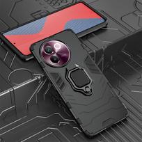 KEYSION Shockproof Armor Case for VIVO V30e Soft Silicone+PC Metal Ring Stand Holder Phone Back Cover for VIVO V30E for VIVO V30e juoda