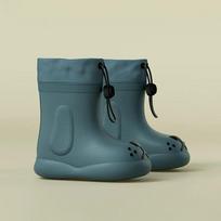 Vaikų lietaus batai berniukams mergaitėms Lietaus batai Vandeniui atsparūs Kūdikio Neslystantys Guminiai Vandens Batai Vaikų Lietaus Batai Keturiems Metams Nuimamas 165(insole 16.5cm) mėlyna