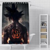 Dušo Anime G-Gokus Užuolaida Vandeniui atsparus Poliesterio Audinys Dažyta Spalvinga Vonios Užuolaida Namų Vonios Dekoras Užuolaida Su Kabliuku YL90x180cm