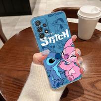 Clear Case For Samsung Galaxy A57 A37 A56 A36 Cases A55 A54 A35 A26 A07 A17 A16 A06 A34 A15 Soft Cover Disney Angel Lilo Stitch Galaxy A37 gray