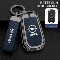 Car Key Case Bag For Opel Mokka Corsa Astra Combo Grandland Insignia 2024 2025 Protective Shell Case Cover Auto Accessories gray