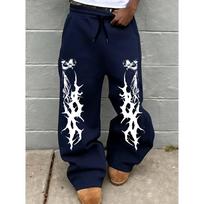 Men's Versatile Drawstring Loose Fit Casual Sports Pants Suitable for Outdoor and Home Wear in Spring and Autumn XL gray