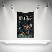 Khabib Nurmagomedov Vėliava Boksininkas Baneris 3x5 pėdų Su žalvariniais žiedeliais HD Spausdinimas Gobelenas Paroda Boksininkas Sporto Gerbėjai Garažo Dekoravimas 150x100cm(60x40in)