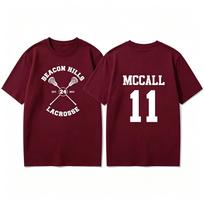 Paauglys Vilkas Gobtuvas Beacon Hills Stilinski 24 Lahey Mccall Megztinis TV Laidos Marškinėliai Hip Hop Marškinėliai Streetwear Viršus S black