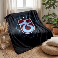 Trabzonspor FC minkštas flanelės vilnos pledas, lengvas, jaukus, šiltas metamas pledas sofai, lovai, namų dekoravimui 75x90cm