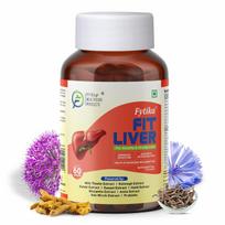 Fytika Fit Liver Detox Supplement with Milk Thistle (60 Tablets) | For Healthy and Strong Liver| Enriched with Milk Thistle, Kalmegh, Kutaki, Cur