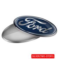 Ford Focus Kuga Mondeo Smax Fiesta Ranger Mustang Edge ST Aliuminio Automobilio Kėbulo Bagažinės Ovalus Ženkliukas Lipdukas Dangtelis Auto Aksesuarai