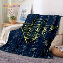 Yu-Gi-Oh Anime MONSTRO KORTELĖ Animacinis minkštas pledas, Mėtomasis pledas, Patogus pledas piknikui, Lovoms, Sofai, Namų miegamajam, Vaikų dovanoms 80cmx120cm white