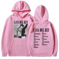 Lana Del Rey Ldr Sailing Graphic Hoodie Men Women's Clothes Aesthetic Sweatshirt Fashion Harajuku Oversized Hoodies Streetwear S rožinė