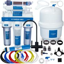 RO7 reverse osmosis system, black tap ionizer | RO water filter