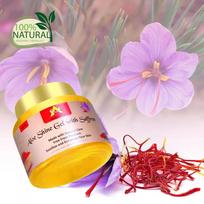 Aloe Vera with Saffron Gel, 100% Ayurvedic, Natural & Vitamin A,C, E, Deep Skin Hydration & Nourishment, Daily Moisturizer, Anti-Ageing, Soothes & pink