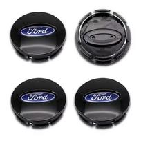 4Pcs 65mm Car Wheel Center Hub Cap Emblem Logo Hub Cap For Ford Fiesta XCSWEW2 Explorer Escape Shelby Mondeo Fusion Mk2 Mk3 Mk4 Ranger gray