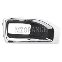 Fog Lights Chrome Cover Grill for GMC YUKON 2015 2016 2017 2018  Fog Lamp Bezel Front Bumper Fog Light Headlight Cover R black