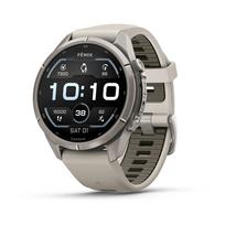 Garmin Fenix 9 Pro, 43 mm, titano, smėlio spalvos - Sportinis laikrodis