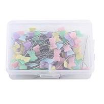 100 vnt gėlių ir drugelių siuvimo segtukai Bow Tie 100 Pieces
