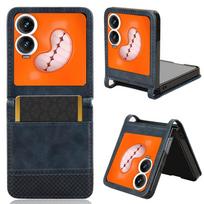 Odinis telefono dėklas, skirtas „Infinix Zero Flip“ odiniam dėklui [vintažinis odinis], atsparus smūgiams, patvarus retro telefono dėklas for Infinix Zero Flip
