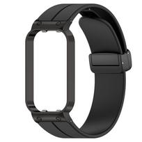 Silikoninis dirželis skirtas Xiaomi Smart Band 8 Active Laikrodžio apyrankė Metalinė magnetinė sagtis Apyrankė Correa For Mi Band 8 Active For Mi Band 8 Active gray