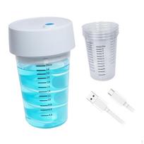 Auto Resin Mixer Electric Stirrer,Attachment Automatic Rechargeable Epoxy Handsfree for Soap white