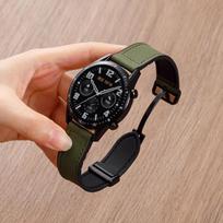 Klasikinis odinis silikoninis dirželis, skirtas Samsung Galaxy Watch 4 5 6 7 40mm/44mm Magnetinė juostelė, skirta Galaxy Watch 4/6 Classic 43 47mm 42 46mm Watch 5 Pro 45mm black
