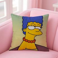 S-Simpsons Anime Pagalvės Užvalkalas Namams ir Automobiliui Daugiafunkcis Pagalvei - Dvipusis, Minkštas ir Patvarus Kasdieniam Naudojimui 40cmx40cm