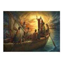 Krikščioniškas Dievas Jėzus Ganytojas Kristus Tikėjimas Tikėjimas Samarietė Plakatai Spaudiniai Drobės Tapyba Sienos Menas Kambario Dekoras 50x70cm brown
