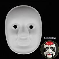 Pasidaryk pats popierinės baltos kaukės Sukurkite meninį rankdarbį iš teatro ir Helovino kostiumų vakarėlio maskarado vaikams tapybos žaislas gray
