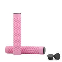 Shock Absorbing Bike Handle Grips Rubber Material BMX Handlebar Covers  Daily Cycling rožinė