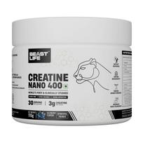 BeastLife Creatine Nano 400 | Unflavored | 100 Gm | 32 Serving | World’s First Finest & Clinically Studied Creatine | Ultra Fine, Ultra Soluble,