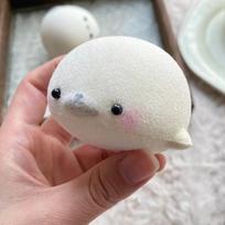 Juokingas hi Taba SquishyNAUJAS Minkštas pliušinis ruonis Mielas mini ruonis Mergaitės gimtadienio dovana Neramus sensorinis Autizmo vaikų žaislas Pakabukas Viščiuko lėlė