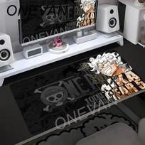 One Piece Luffy Extended Gaming Mouse Pad Large Desk Mat Xxl Non-Slip Rubber Base Stitched Edge for PC Gamer Laptop Keyboard pad 30cmx80cm